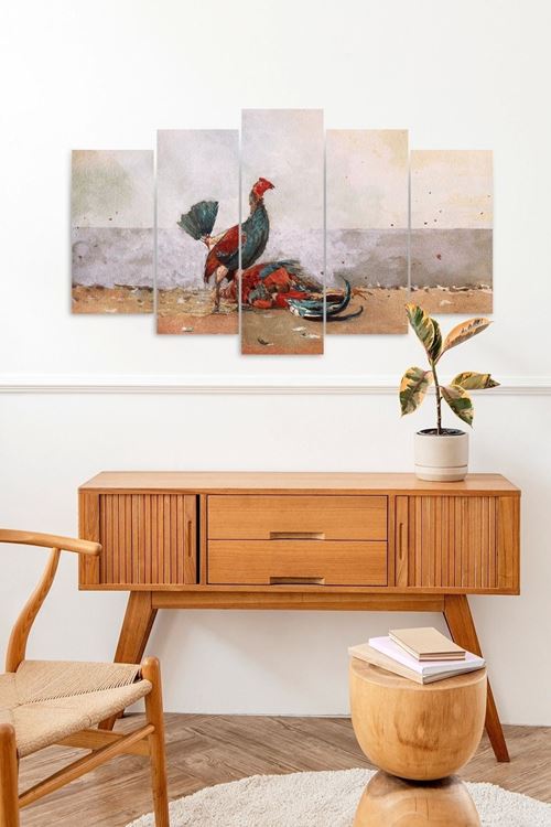 Manzara Doğa 5 Parçalı Mdf Tablo 60 x 100