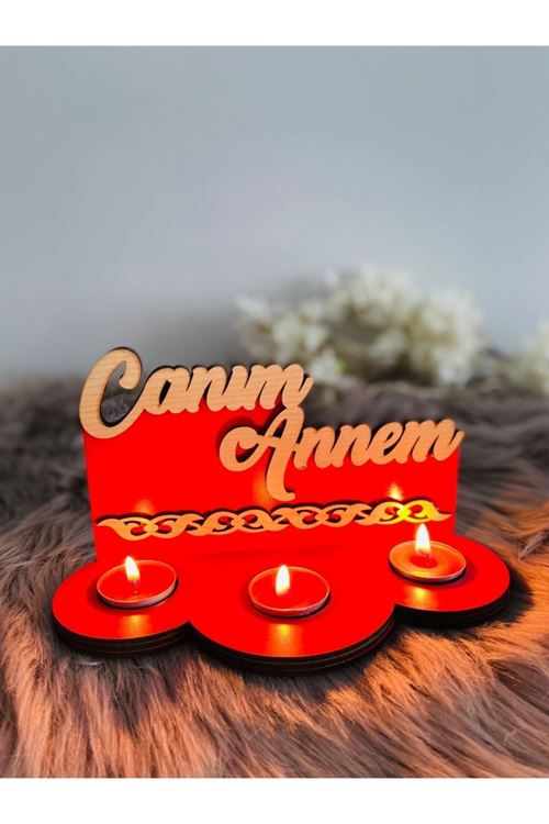 Anneler Gününe Özel 3'lü Mumluk