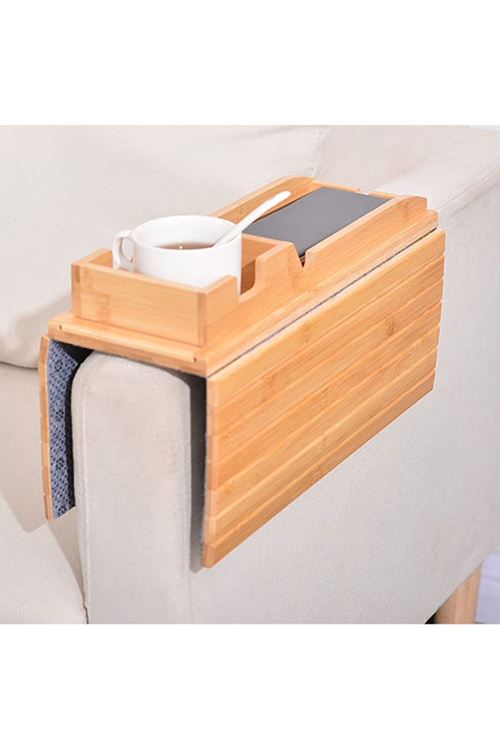 Katlanabilir Ahşap Kanepe Tepsisi