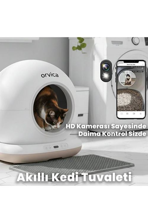 HD Kameralı Akıllı Kedi Tuvaleti