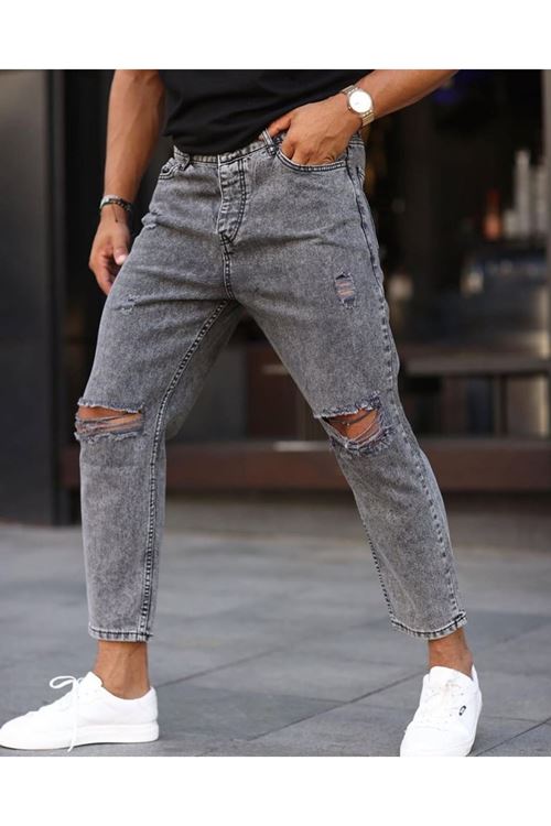 Erkek Kar Yıkama Boyfriend Jean