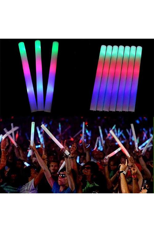 Led Işıklı Rengarenk Sünger Parti Çubuk