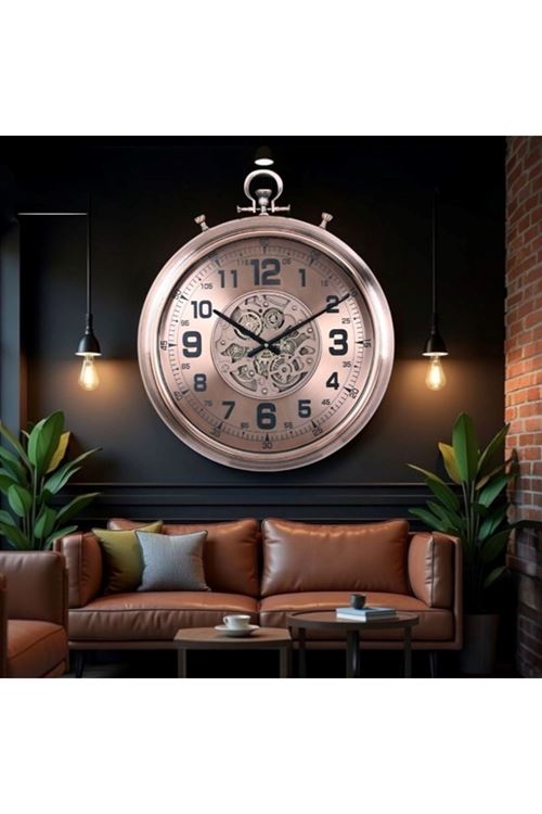 Çarklı Duvar Saati 52 cm