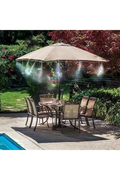 10 Metre Kendin Yap Açık Alan Serinletme ve Nemlendirme Sistemi