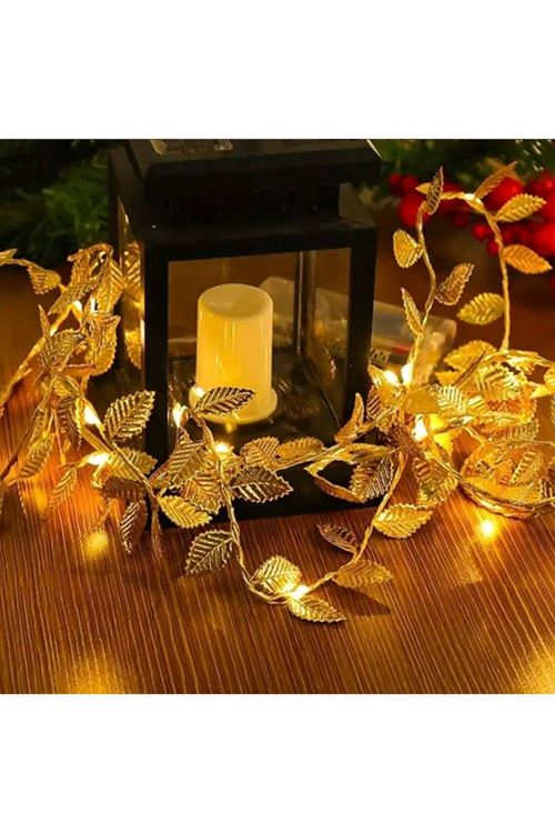 3 Metre Yaldızlı Gold LED Işık