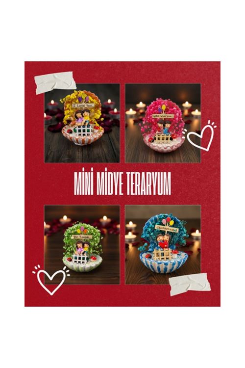 Mini Midye Teraryum - Özel Gün Hediyesi