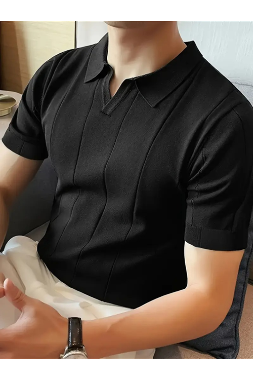 Erkek Kısa Kollu Polo Yakalı Triko Tshirt