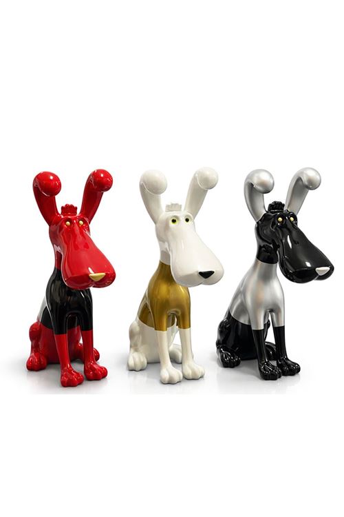 Polyester Sevimli Köpek Figürü