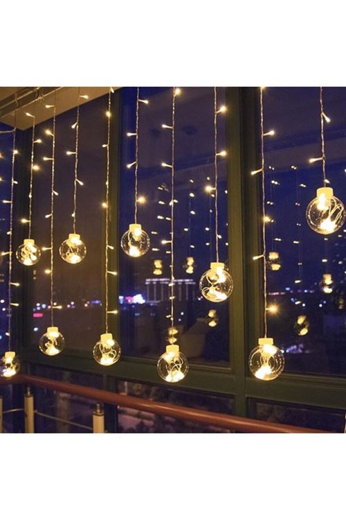 Küre Toplu Perde Led Işık