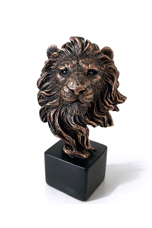 14x9 cm Polyester Aslan Büstü