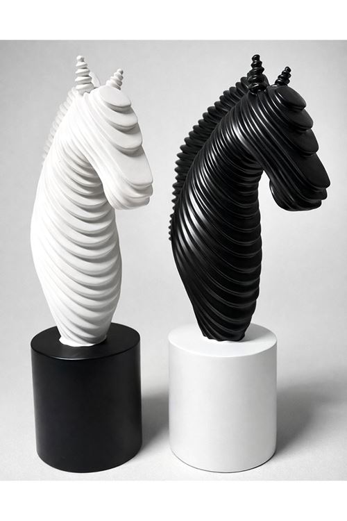 25x14 cm Özel Tasarım Polyester At Büstü