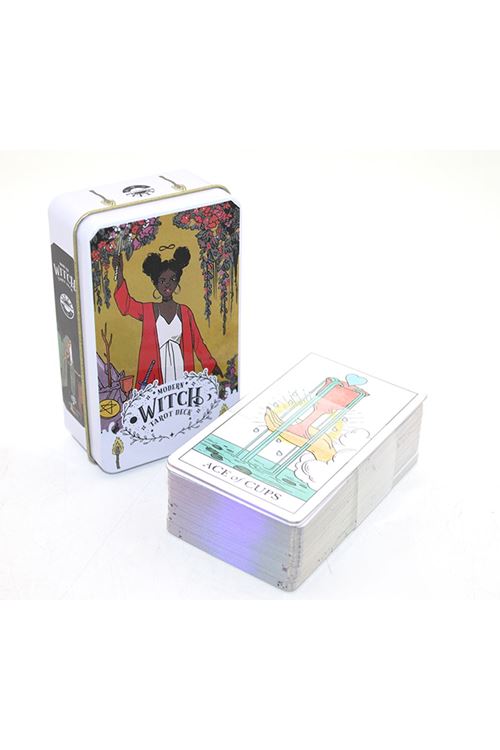 Modern Witch Metal Kutulu Tarot Kartı