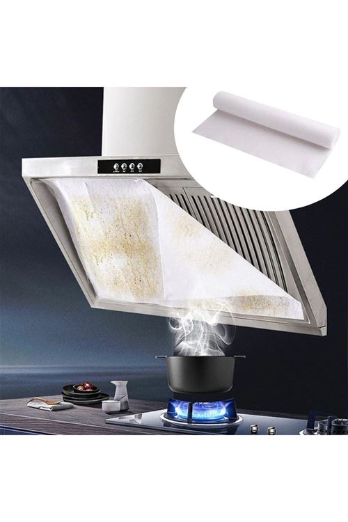 TBL Dekor® 2li Yağ Emici Duman Önleyici Pratik Mutfak Davlumbaz Koruyucu Dayanıklı Yedek Filtre 45x90cm