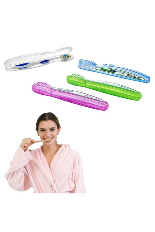 Lux Çanta İçi Hijyenik Seyahat Tipi Diş Fırçası Koyma Kutusu