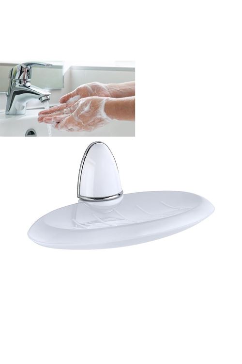 TBL Dekor® Lüks Milenyum Sabunluk Dekoratif Beyaz Sabun Tutucu Stand