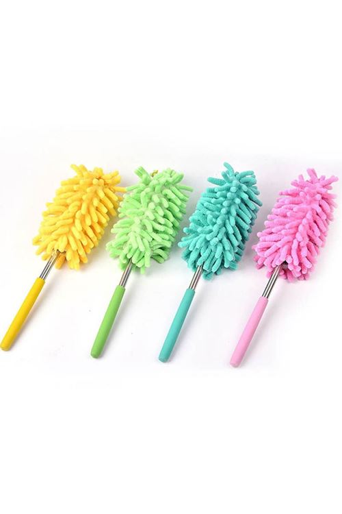 TBL Dekor® Teleskopik Mikrofiber Pratik Uzayabilen Toz Alma Fırçası Aparatı