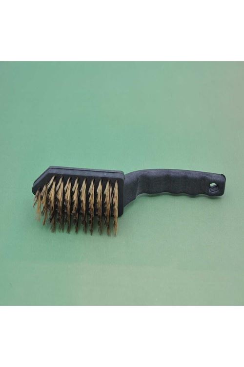 TBL Dekor® Metal Tel Fırça Plastik Saplı Pas Kir Sökme Temizleme Fırçası