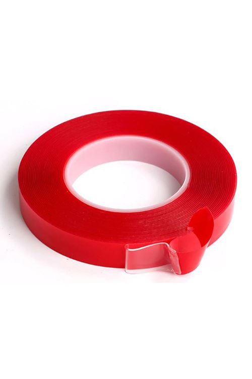 TBL Dekor® 2 Metre Güçlü Yapışkanlı Çift Taraflı Slikon Pratik Şeffaf Bant