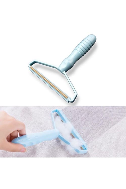 TBL Dekor® Çift Taraflı Elbise Kazak Plastik Kumaş Tüy Alma ve Tiftik Temizleyici Toplayıcı Taşınabilir