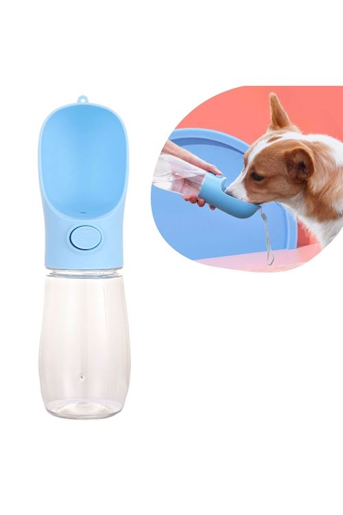 TBL Dekor® 450 ml Taşınabilir Butonlu Evcil Hayvan Suluğu