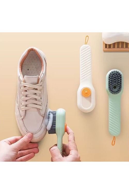 TBL Dekor® Çok Amaçlı Deterjan Hazneli Pratik Ayakkabı, Bot Temizleme Yıkama Fırçası