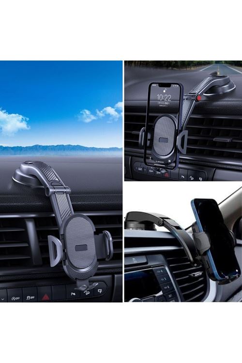 TBL Dekor® Güçlü Vantuzlu Araç İçi Konsol Üstü Telefon Tutucu Aparat