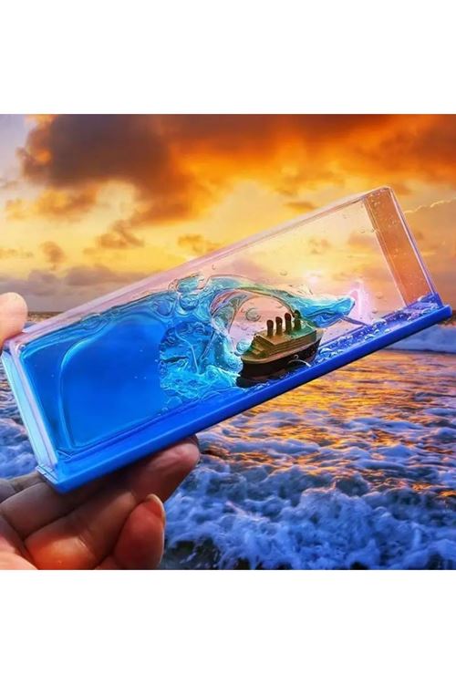 TBL Dekor®  Batmayan Gemi Hediyelik Dekoratif Ev ve Ofis Hediyesi Özel Aşk Gemisi