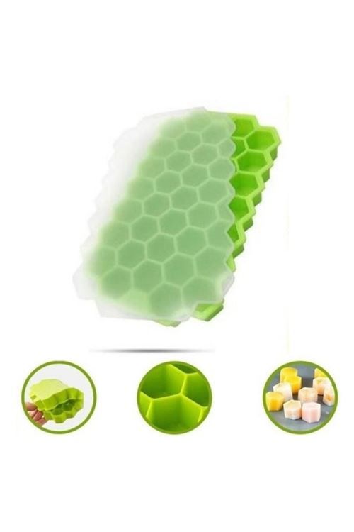 TBL Dekor® 37 Bölmeli Slikon Petek Şeklinde Buz Kalıbı