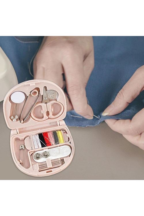 TBL Dekor® Çok Fonksiyonlu Mini Çanta Boy Seyahat Tipi Dikiş Seti