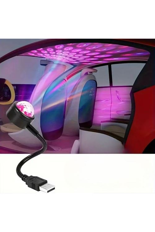 TBL Dekor® USB Sese Duyarlı 8 Farklı Mod Işıklı LED Atmosfer Işığı – Ambiyans Aydınlatması