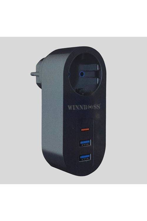 TBL Dekor® 2 USB,1 TYPE-C Girişli 1'li Çocuk Korumalı,Isıya Karşı Dayanıklı 2500Watt Termal Akım Korumalı Priz