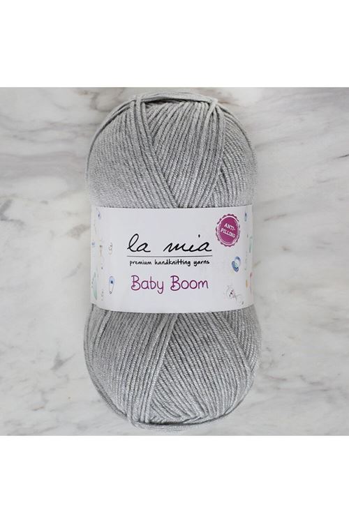 La Mia Baby Boom Gri El Örgü İpi - 1111 - 34452