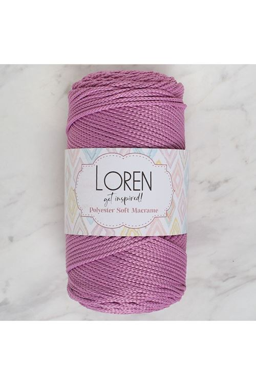 Loren Polyester Soft Macrame Gül Kurusu El Örgü İpi - LM021 - 34450