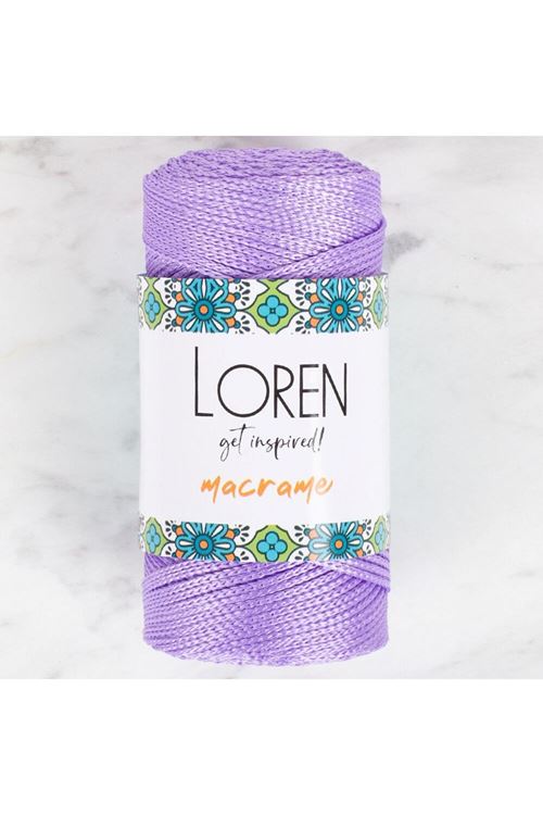 Loren Macrame Lila El Örgü İpi - RM 0130 - 34336
