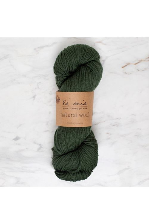 La Mia Natural Wool Yeşil El Örgü İpi - L801 - 34399