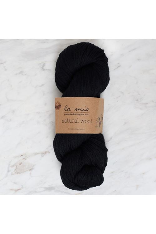 La Mia Natural Wool Siyah El Örgü İpi - L815 - 34398