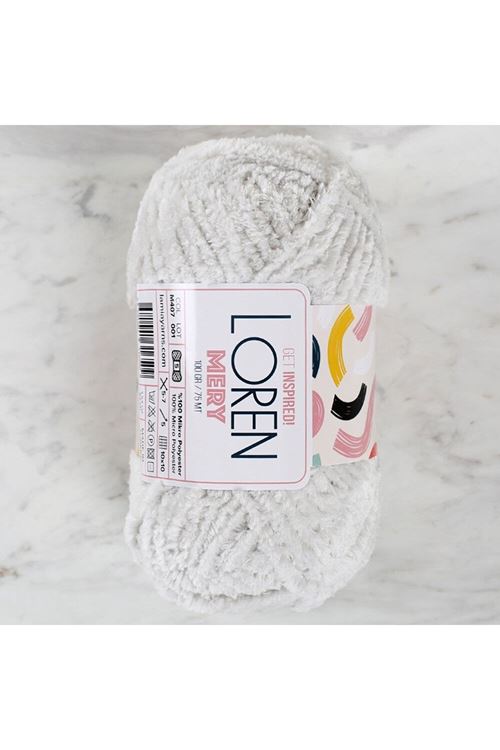 Loren Mery Gri El Örgü İpi - M407 - 34314