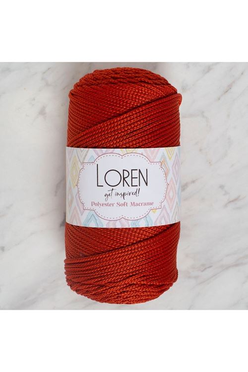 Loren Polyester Soft Macrame Tarçın El Örgü İpi - LM012 - 34431