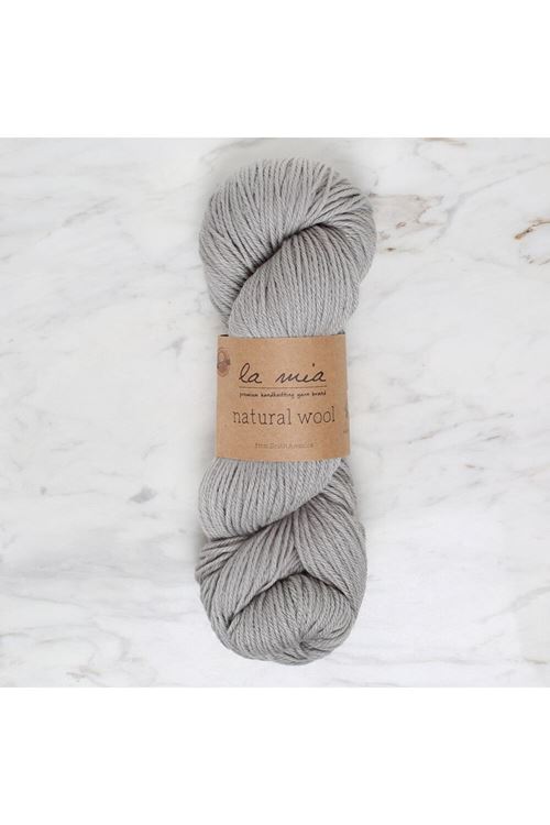 La Mia Natural Wool Gri El Örgü İpi - L946 - 34396