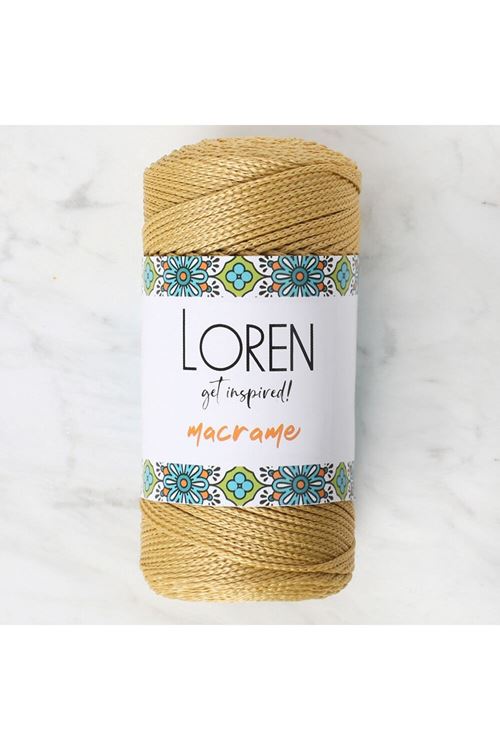 Loren Macrame Gold El Örgü İpi - RM 050 - 34329