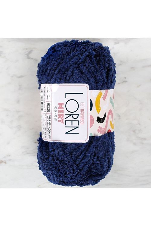Loren Mery Petrol Mavisi El Örgü İpi - M417 - 34322