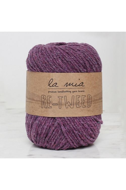 La Mia Re-Tweed Mor Melanj El Örgü İpi - L143 - 34408