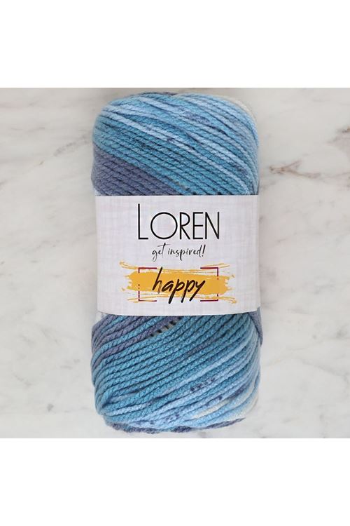 Loren Happy Ebruli El Örgü İpi - RH015 - 34300
