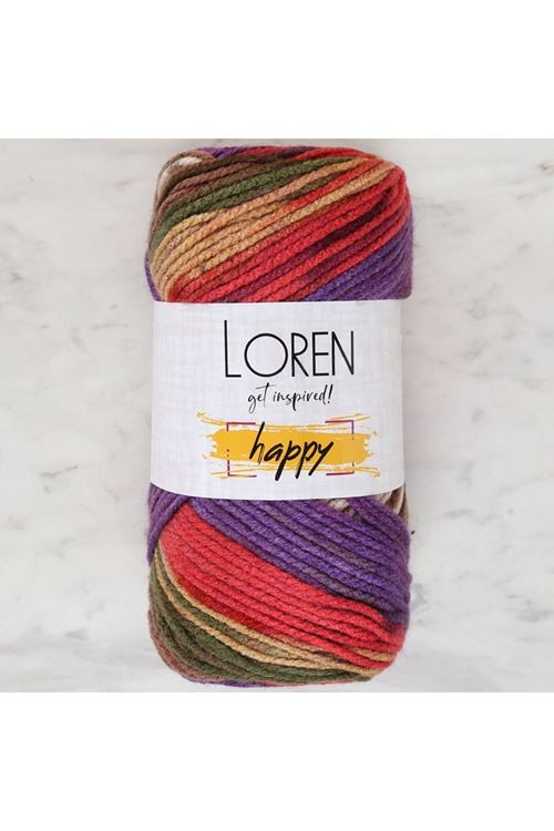 Loren Happy Ebruli El Örgü İpi - RH014 - 34299