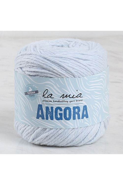 La Mia Angora Buz Mavi El Örgü İpi - L128 - 34214