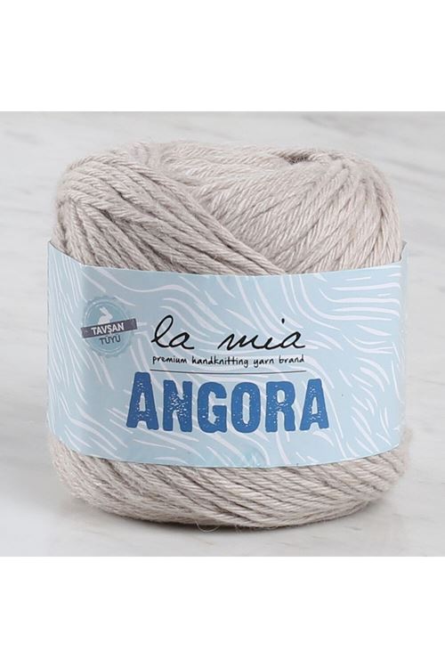 La Mia Angora 50gr. Bej El Örgü İpi - L003 - 34218