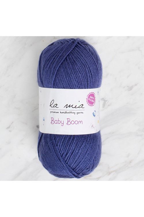 La Mia Baby Boom Açık Lacivert El Örgü İpi - 604 - 34125