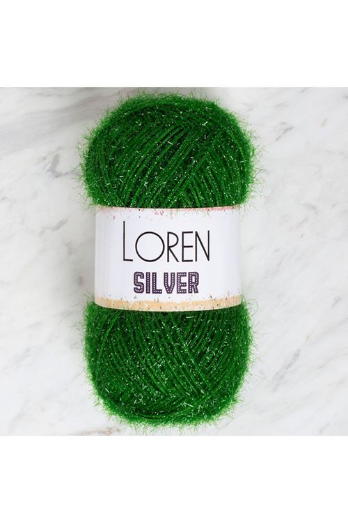Loren Silver Yeşil El Örgü İpi - RS0041 - 34101