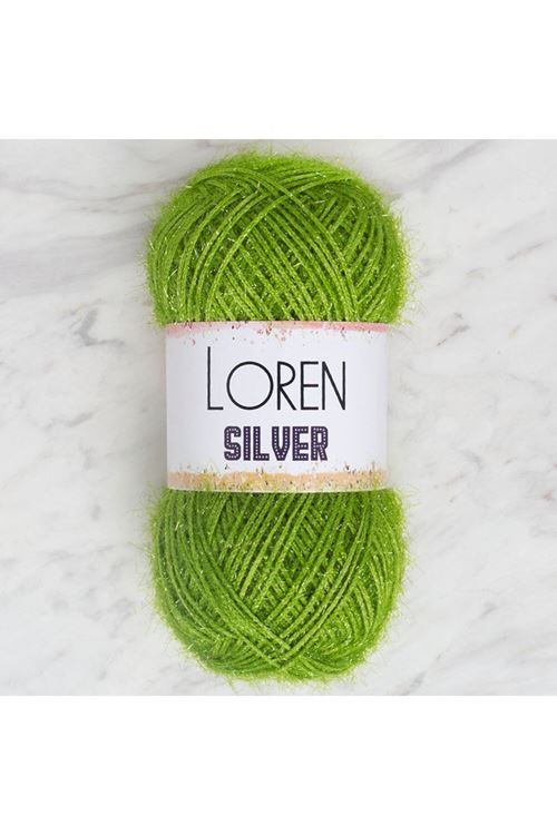 Loren Silver Yeşil El Örgü İpi - RS0047 - 34099