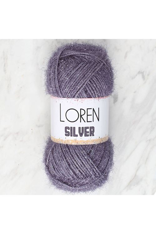 Loren Silver Antrasit El Örgü İpi - RS0036 - 34098